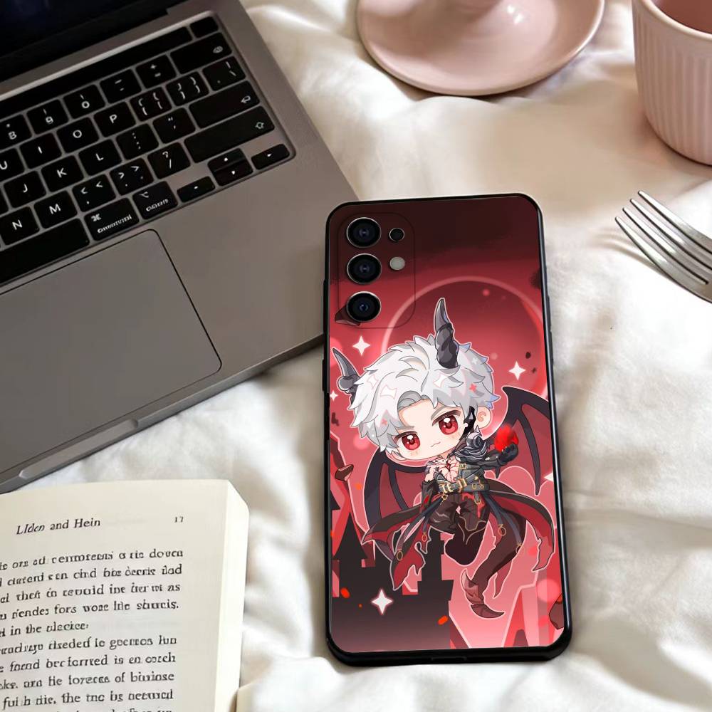 Game Cute Love And Deepspace Phone Case For Samsung S25,24,23,22,30,21,10,9,Ultra,Plus,Lite,FE,4,5 G Soft Black Case Samsung S24Plus