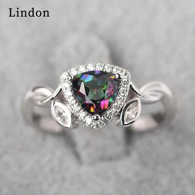Lindon Classic Copper Alloy Zircon Ring Ladies Jewelry Wedding Promise Party Gift