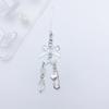 Crystal Beads Five-Pointed Star Hang Tags New Year Jewelry Making Tassels Shell Flower Pendant for Keychain Crafts