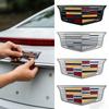 2Pcs 19.3x7.5cm 11.9x4.6cm Car Front Rear Emblem Logo Stickersfor XT6 Center Trunk Badge Auto Accessories