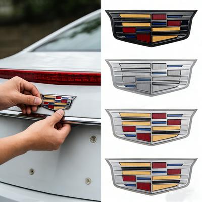 2 Bucăți 19.3x7.5cm 11.9x4.6cm Autocolante Embleme Logo Față Spate Mașină pentru XT6 Insignă Centrală Portbagaj Accesorii Auto