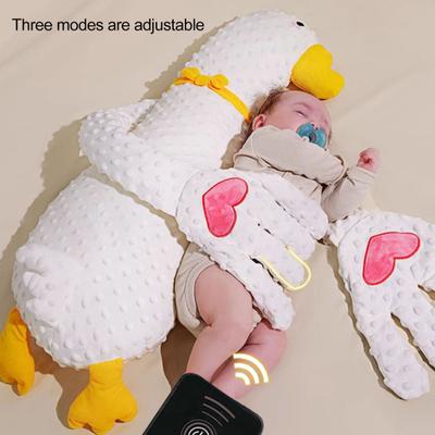 Yousheng Baby Schlafmuster Beruhigendes Klopfkissen Erschreckschutz-Schnullerkissen mit Einstellbaren Klopfmodi Fernbedienung für Säuglinge Neugeborene