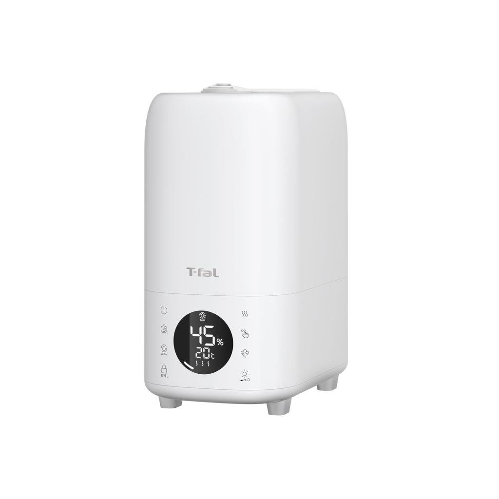 Tefal Large Heating Ultrasonic Hybrid Wooden 12 19 Water Supply from Filterless and Mist Remote White HD6080J0 Humidifier, Capacity, Type, Type, 8L, -