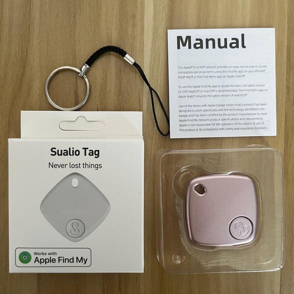 iTag Anti-Lost Device: Luggage Keychain Tracker with iOS FindMy Certification for Mobile Phone Locator