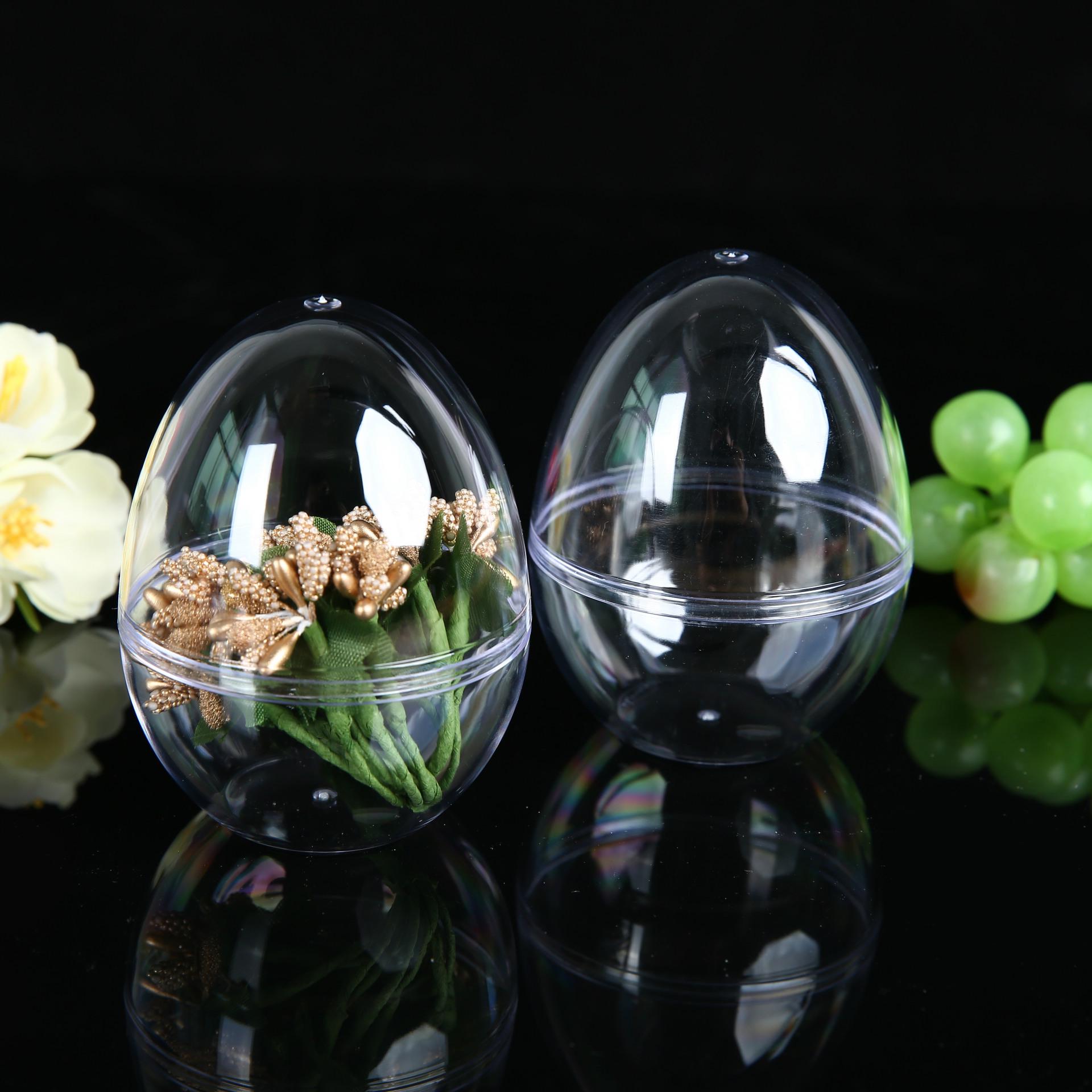

Transparent Egg-Shaped Makeup Sponge Storage Box