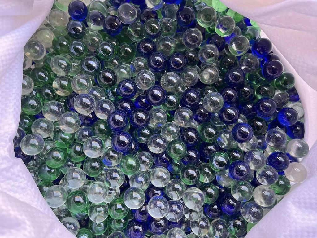 16mm Anime City Arcade Five-Color Glass Marbles for Children's Game Machine