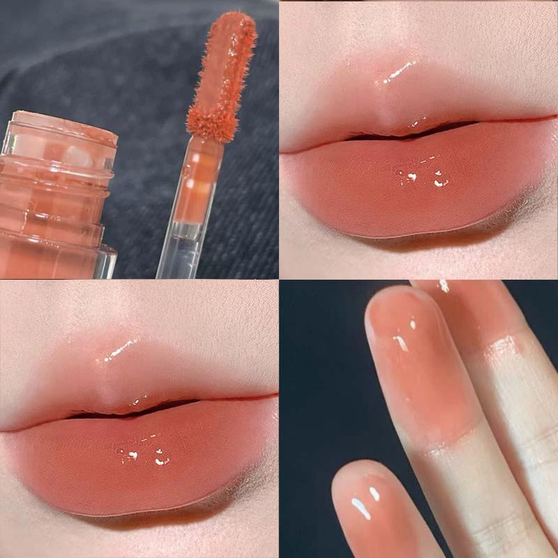 Yueguang Yingcai Moisturizing Glass Lip Gloss: Plumping, Hydrating Faux Natural White Tint 3g