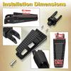 Motorcycle Front Footrest Foot Peg Fit For Yamaha BT1100 Bulldog 2002-2007 BT 1100 Adjustable FootPegs Pedals Foot Pegs Rest