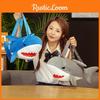 Shark Tiger Head Shoulder Bag  Cute Plush Backpack For Kids Soft Animal Toy