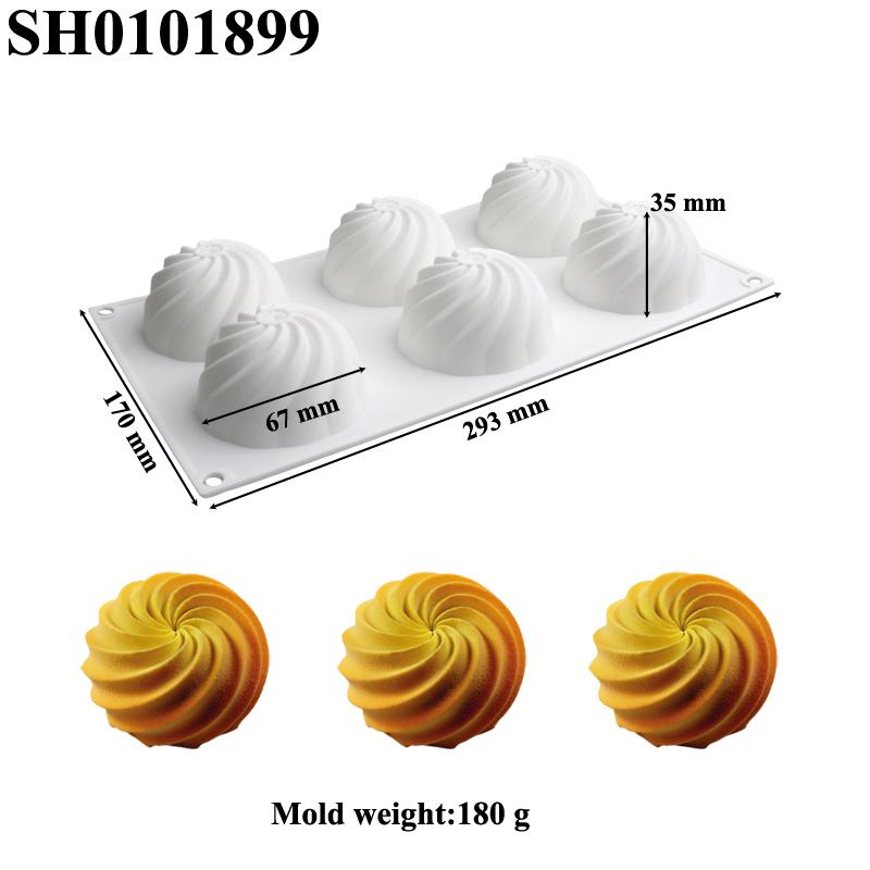 

Meibum Spiral Diamond Cactus Texture Silicone Cake Molds Mousse Dessert Bakery Tools Soap Mold DIY Candle Mold Kitchen Bakery Forms