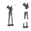 Golf Modern Golfer Sculpture for Home Decor
