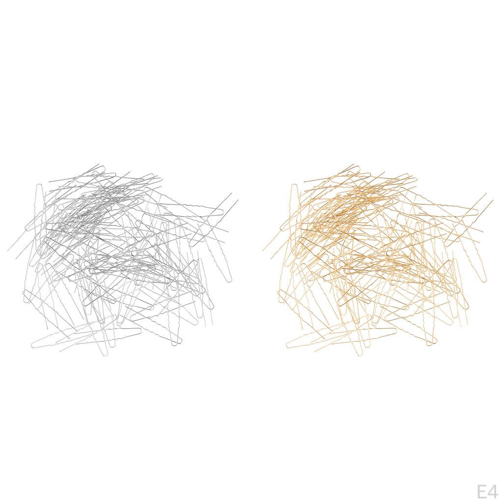 100 Pieces Waved Metal Hair