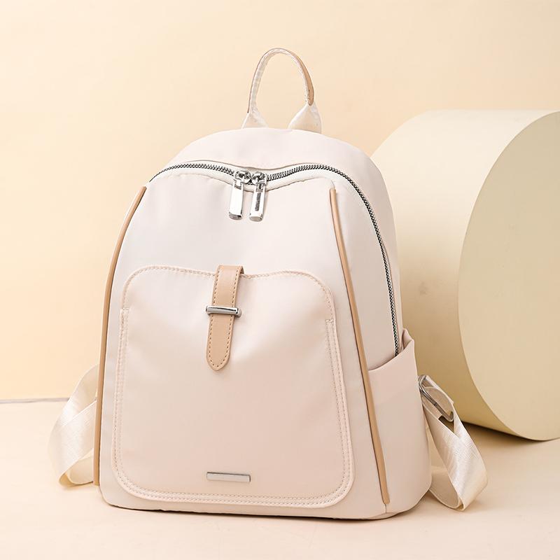 Women's Backpack Outdoor Travel Bag Solid Color Backpack