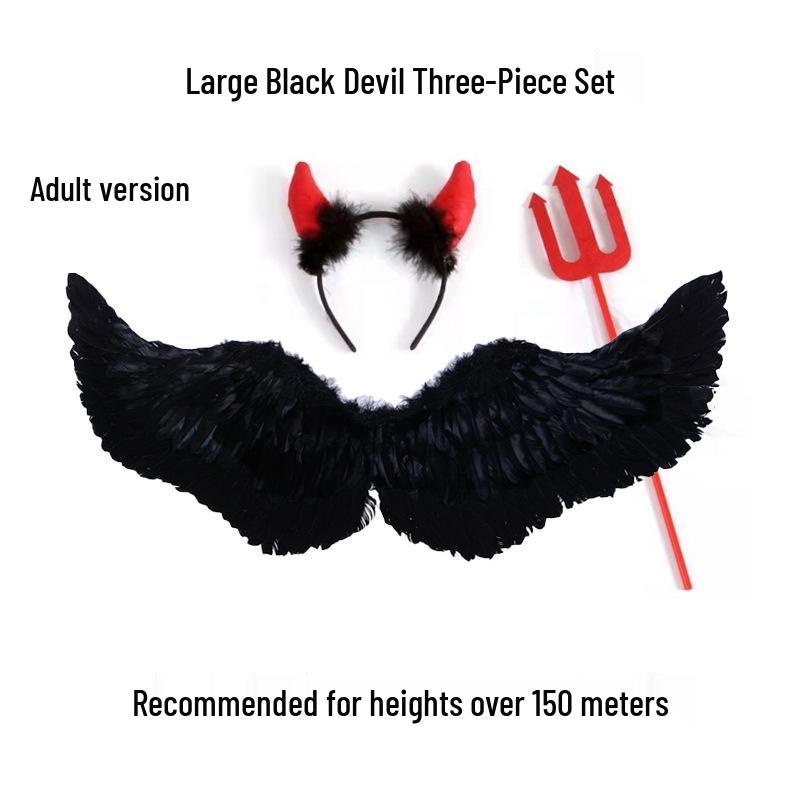 Angel Feather Wings Cosplay Props for Children & Adults - Ideal for Halloween & Parties