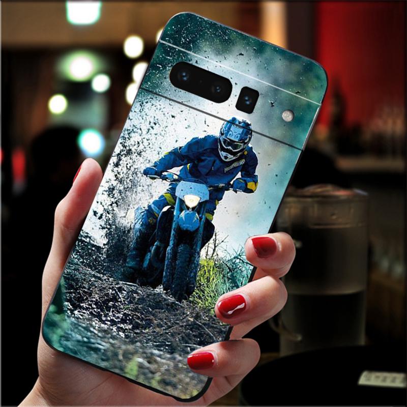 

Спортивный чехол для телефона Moto Cross для Google Pixel 7 Pro 7 6A 6 Pro 5A 4A 3A Pixel 4 XL Pixel 5 6 4 3 XL 3A XL 2 XL Funda Google Pixel 7 Pro