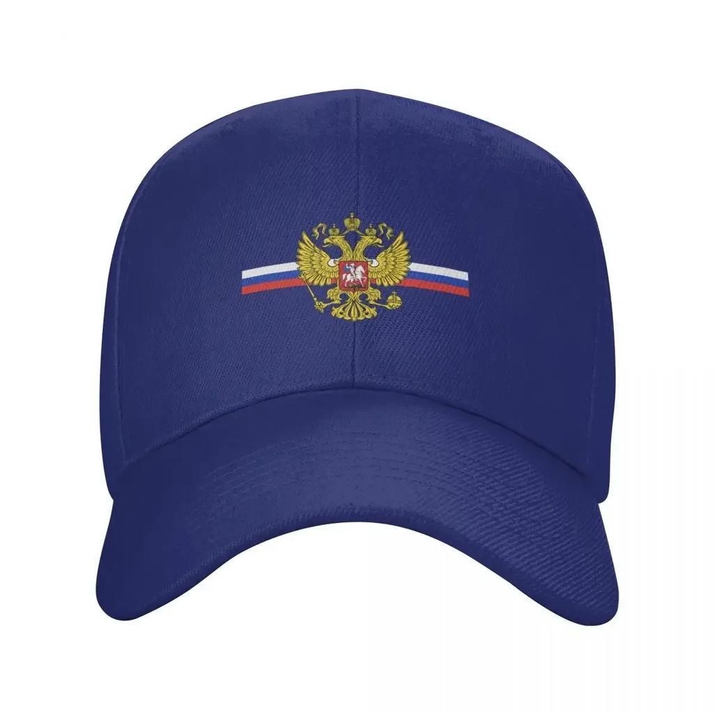 Punk Unisex Coat Of Arms Of Russia Baseball Cap Russian Flag Adjustable Dad Hat Unisex Women Sun Protection Snapback Summer Hats