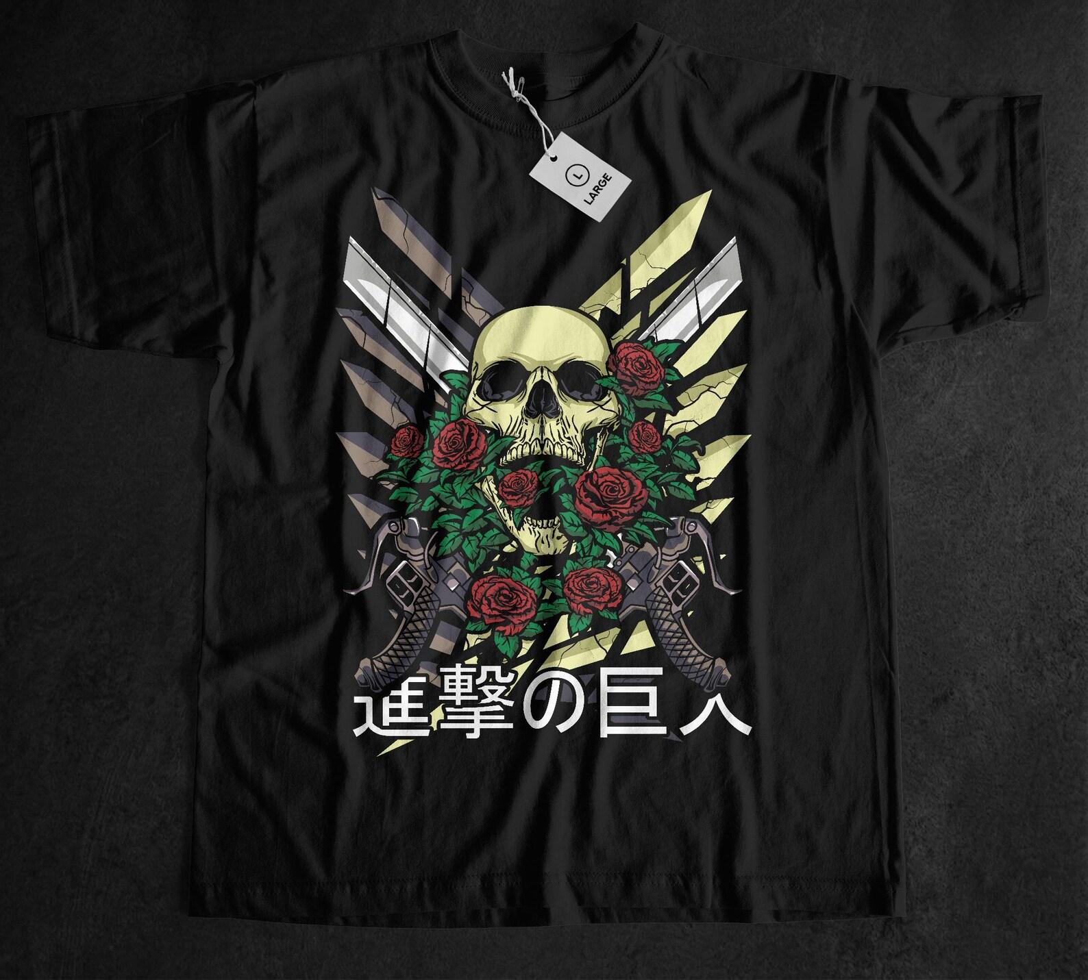 Unisex Japanese Series Shirt, Horror Anime Top, Edgy Streetwear, Gift For Geek 120