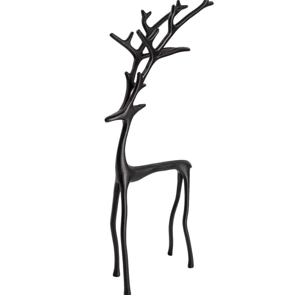 Modern Decorative Black Reindeer Christmas Decoration Christmas Tabletop Ornaments  Table Ornament