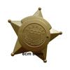 EDISON Sheriff's Star 1 Pc Costume Accessory Imitation Policeman