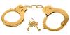 Gold Metal Wrist Cuffs - Fetish Fantasy Series - Handcuffs