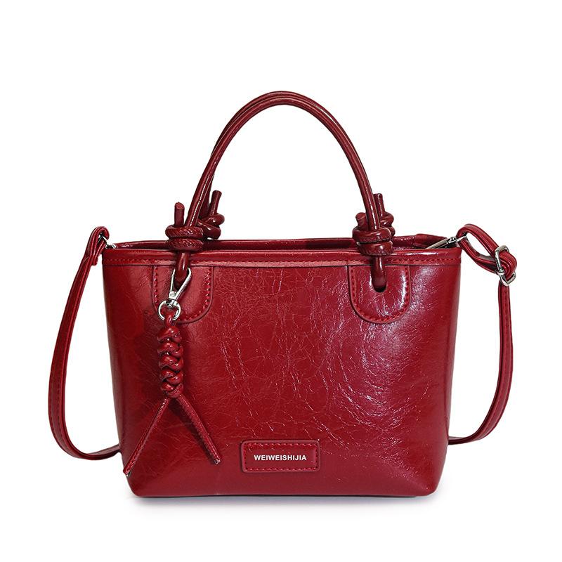 

Женская сумка-тоут Новая универсальная сумка через плечо Кроссбоди Женская сумка красный