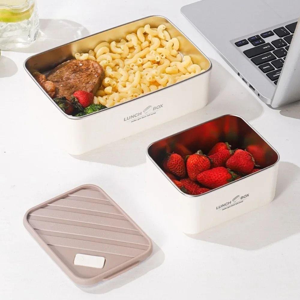 Detachable Food Storage Container 600ml Kitchen Storage Box Practical Food Box School