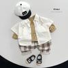 Kids' Spring & Autumn Japanese-Korean Short-Sleeve Shirt - Boys & Girls