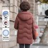 Xuezhongfei Women's 90% Down Mid-Length Winter Puffer Coat