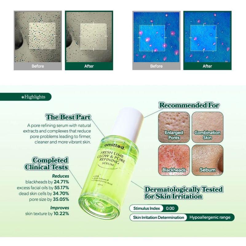 Omitted - Fresh Lime Glow & Pore Refining Serum