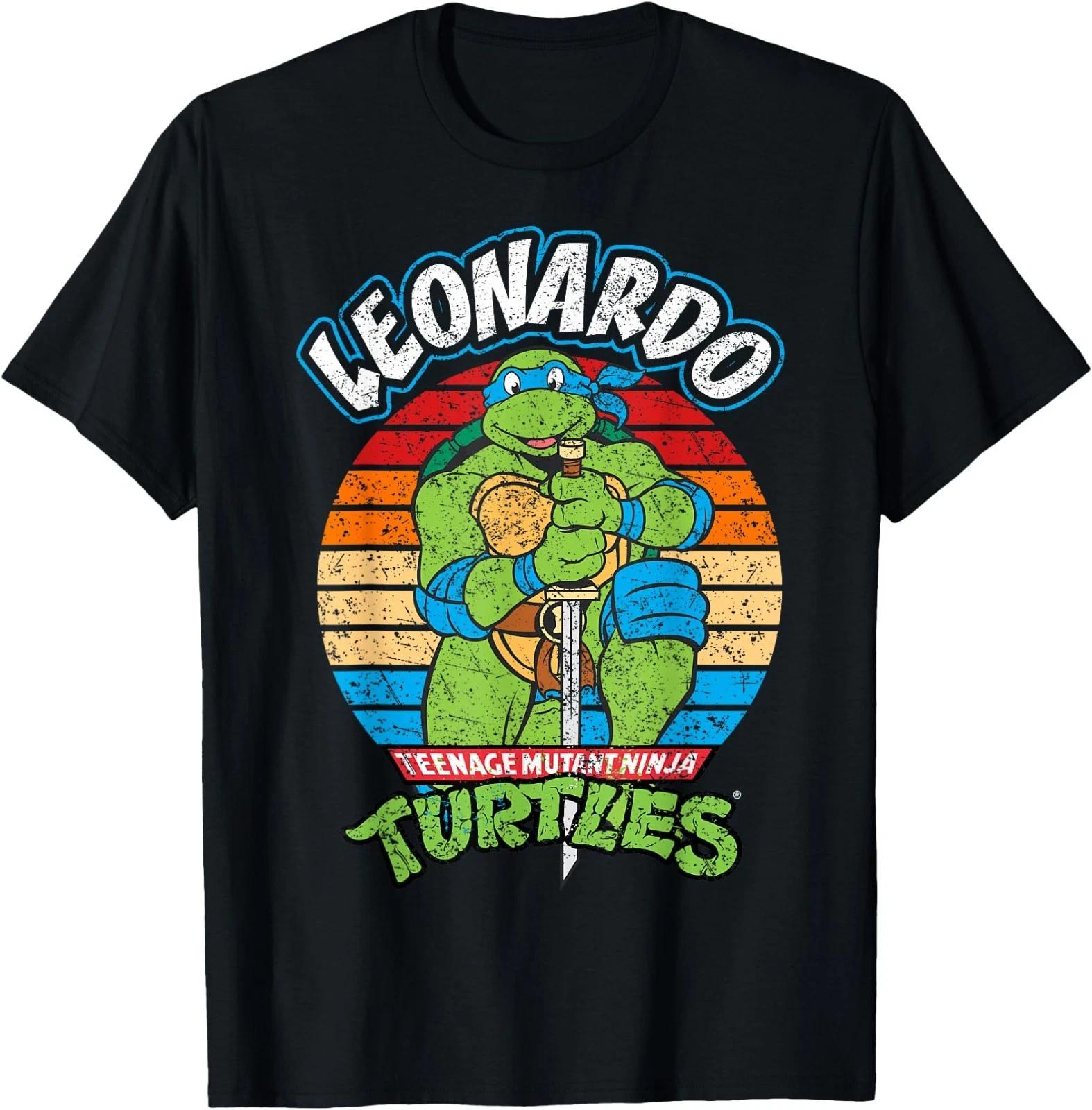 Teenage Mutant Ninja Turtles Leonardo Ready For Action T-Shirt L