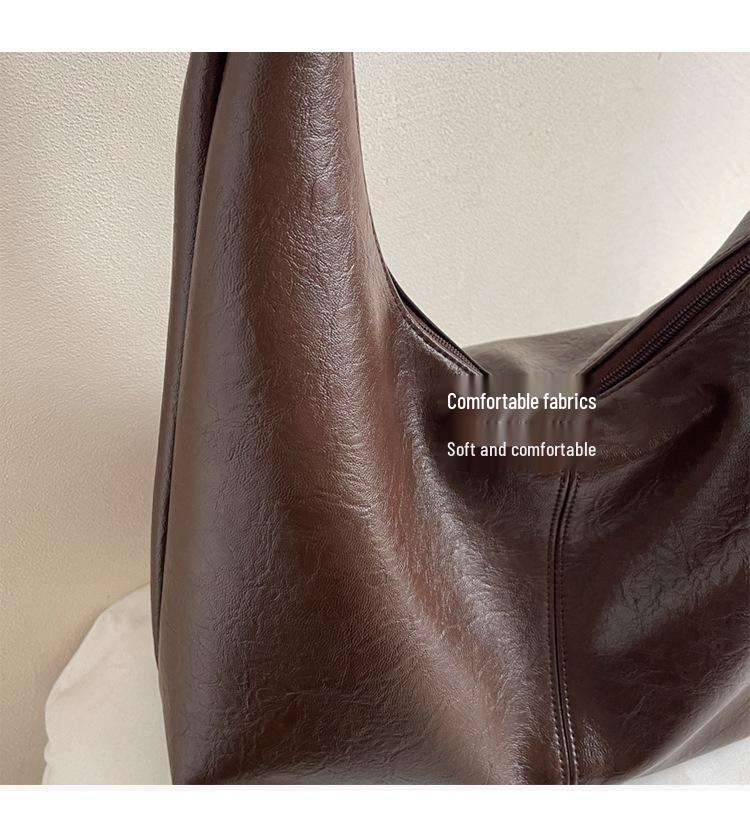 2025 Retro Large-Capacity Tote: High-End, Versatile Women's Luxury Shoulder & Crossbody Bag