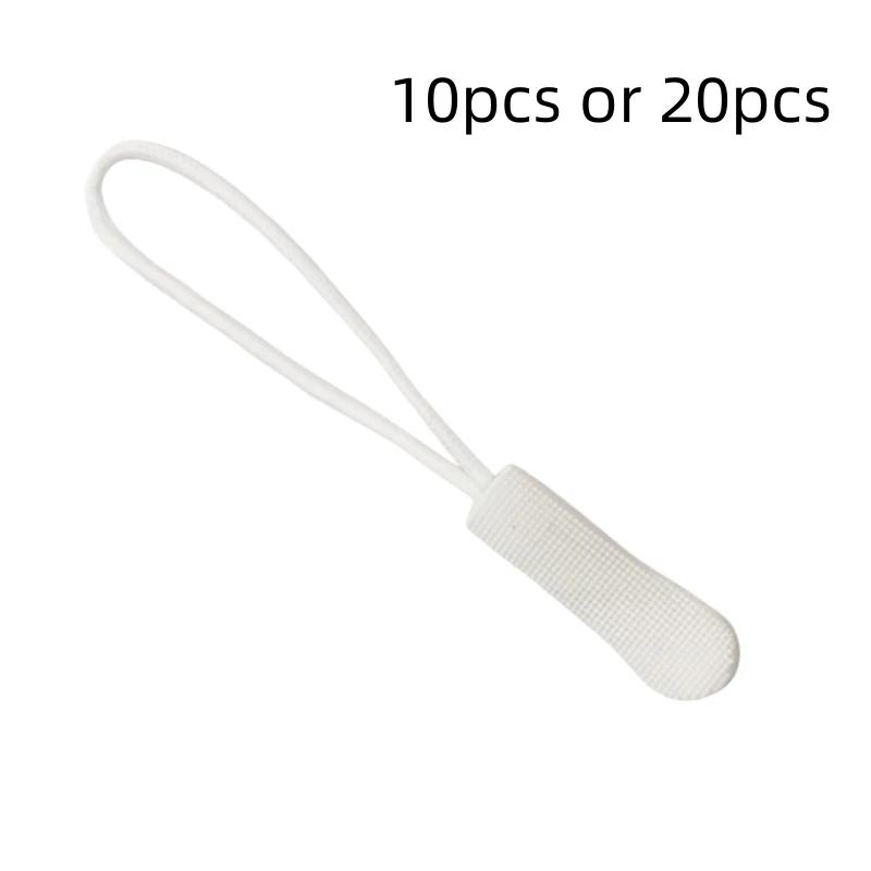 10/20 Stück Reißverschlussanhänger Ziehtab Ende Passend Seilanhänger Ersatzclip Gebrochene Schnalle Fixierer Reißverschlusskordel Lasche Reisetasche Koffer Zelt Rucksack