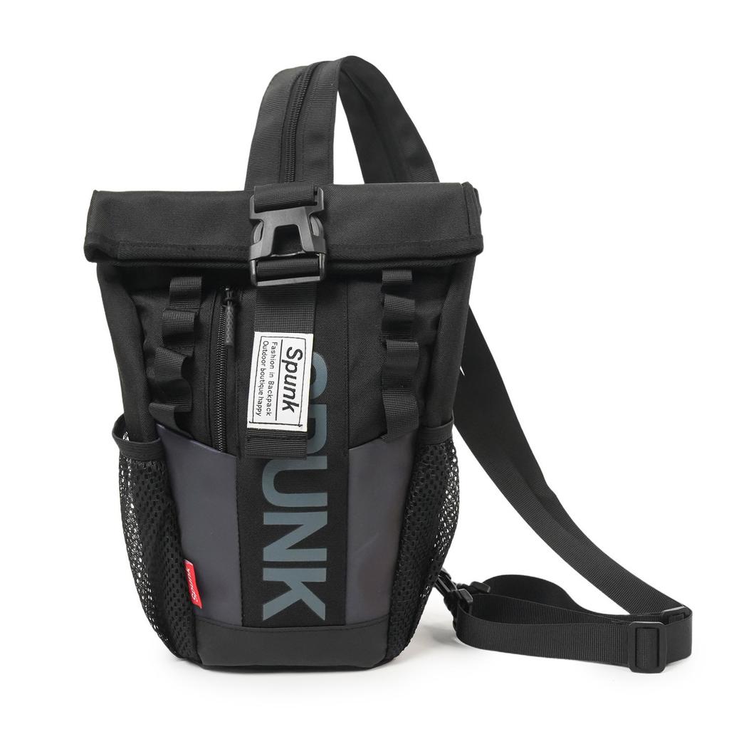Boys' Messenger Bag Trendy Brand Large-capacity Breast Bag Men's Functional Tooling Shoulder Bag Leisure Sports Small Backpack