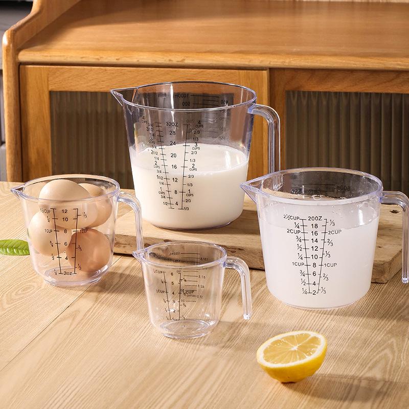 Transparent Measuring Cup Cylinder - 150/300/600/1000ml Kitchen Baking Tool