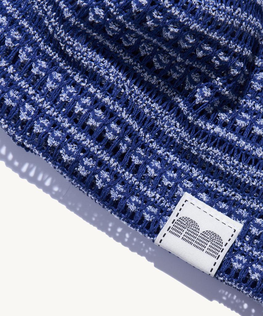 NOT NEW Nn Label Stripe Beanie Royal Blue