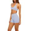 New neck beauty back sports underwear shorts set fitness sports yoga Pilates quick-drying two-piece set