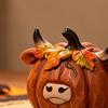 Figurky skotského skotu, Stolní dekorace pro podzimní sklizeň, Díkůvzdání, Halloween, Pryskyřice ručně malovaná dýně, soška skotského skotu, Ozdoby pro