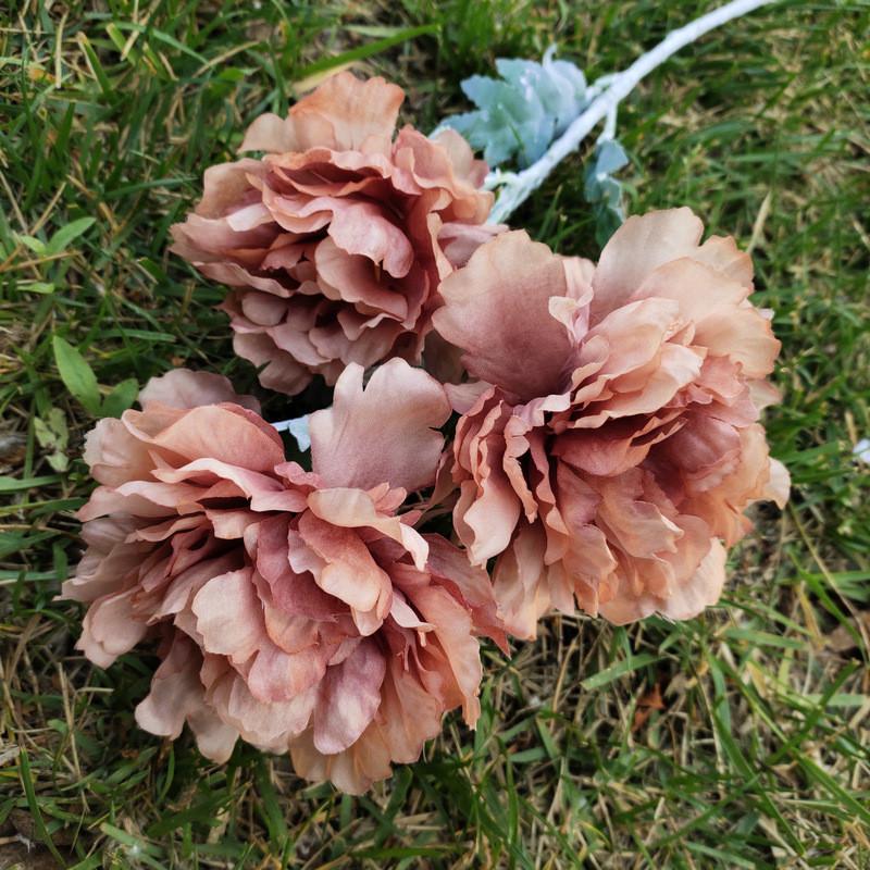 Peony And Paeony Artificial Flower Decor For Wedding Home Table Centerpiece