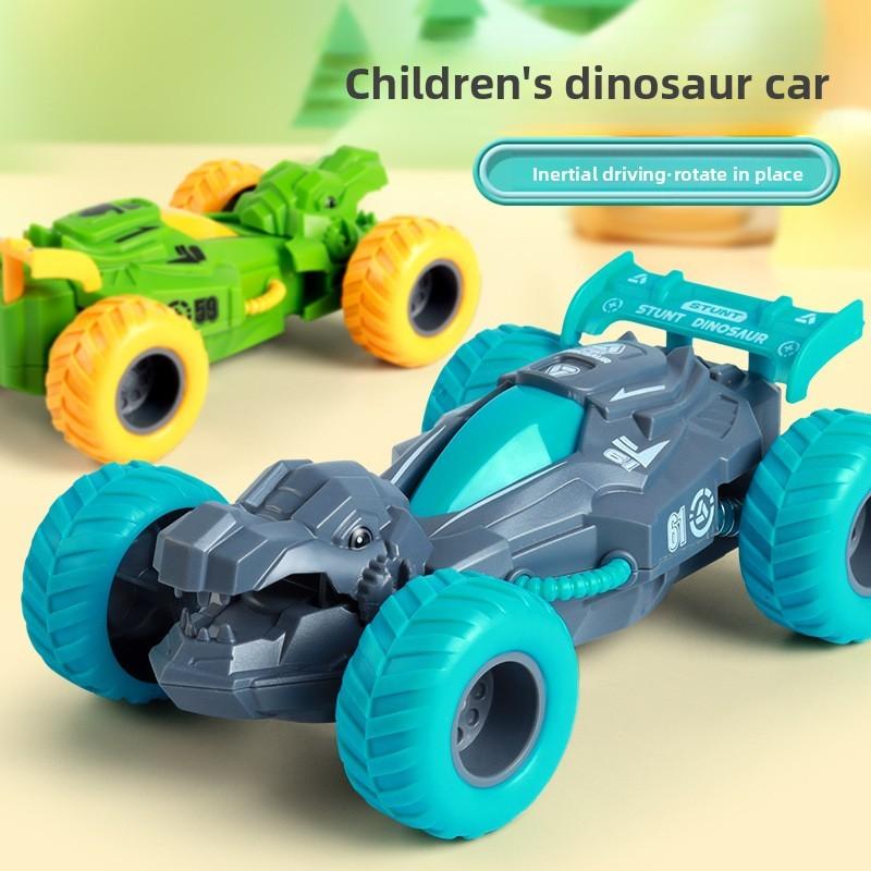 Childrens Cartoon Dinosaur Inertia Car With 360 Rotation For Creative Play And Development