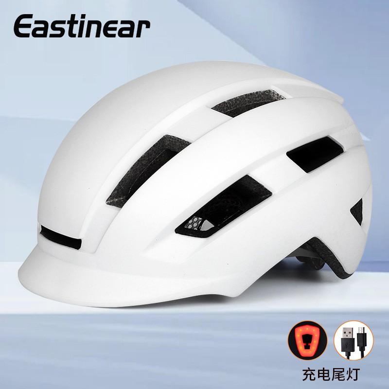 Universal Fit Cycling Helmet With Short Visor Breathable EPS PC Construction Road Bike Commuting Men Women