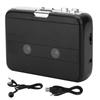 Dpofirs Bluetooth Cassette Stereo Cassette Tape USB and Power Portable Pocket Tape Player Player, Auto-Reverse Player, Support, (Black)
