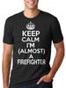 Firefighter T-shirt Almost a Firefighter Tee Shirt Keep Calm Future Firefighter Unisex T-Shirt
