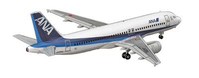 Hasegawa ANA Airbus A320 Plastic Model 32 1/200
