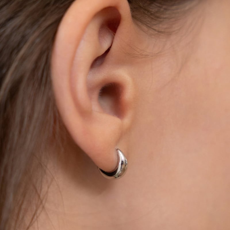 TATIANA Plump Volume Hoop Earrings EC3227 Size S