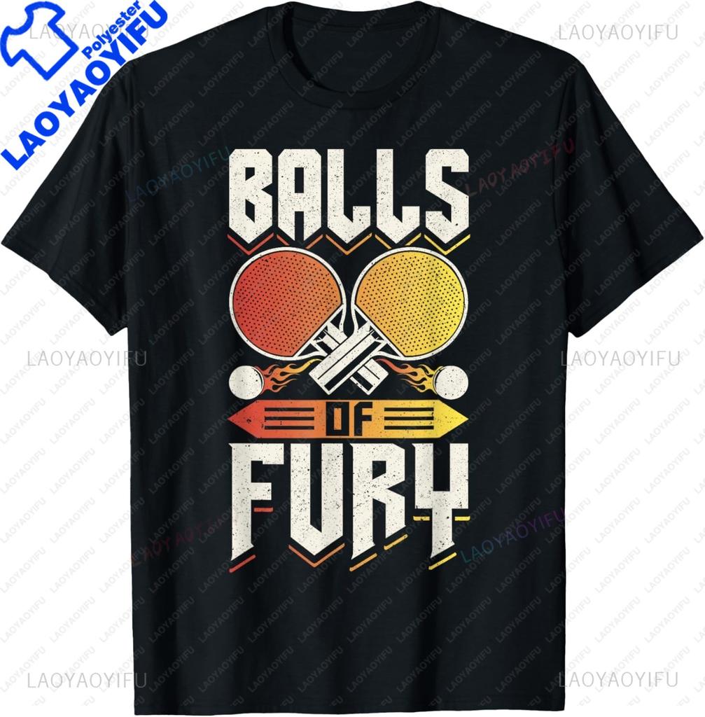 Table Tennis Colorful Ping Pong Tshirt Really Loves Table Tennis Tshirt Y2k Harajuku Kawayi Vintage Clothes Ropa Hombre