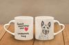 Laekenois Belgian Shepherd Dog - cup with a dog, adorable cup with a heart-shaped handle, universal gift from the Art-Dog brand