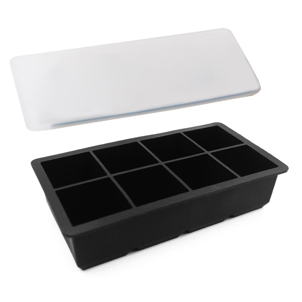 Ice Balls Maker Reusable Ice Cube Tray Easy Release Silicone Square Round Ice Cube Tray for Whiskey Cocktails Bourbons