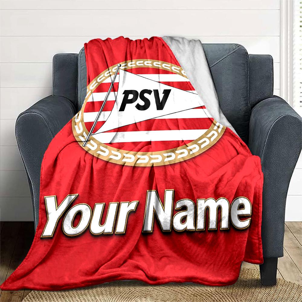 1 шт. Персонализированное одеяло PSV с именем, Подарок, для мужчин и женщин, Мягкое одеяло, Хорошо для дивана, кровати, диван-кровати, путешествий, Легкое фланелевое одеяло