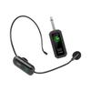1Set Wireless Headsets Microphones Kit Supporting One Transmitters to Two Receivers for Duet Group Performances