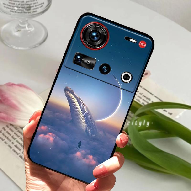 For ZTE Nubia Z70 Ultra 5G Case NX733J Shockproof Soft TPU Silicone Phone Cover For ZTE Nubia Z60S Pro 5G Z50S Pro Bumper Fundas